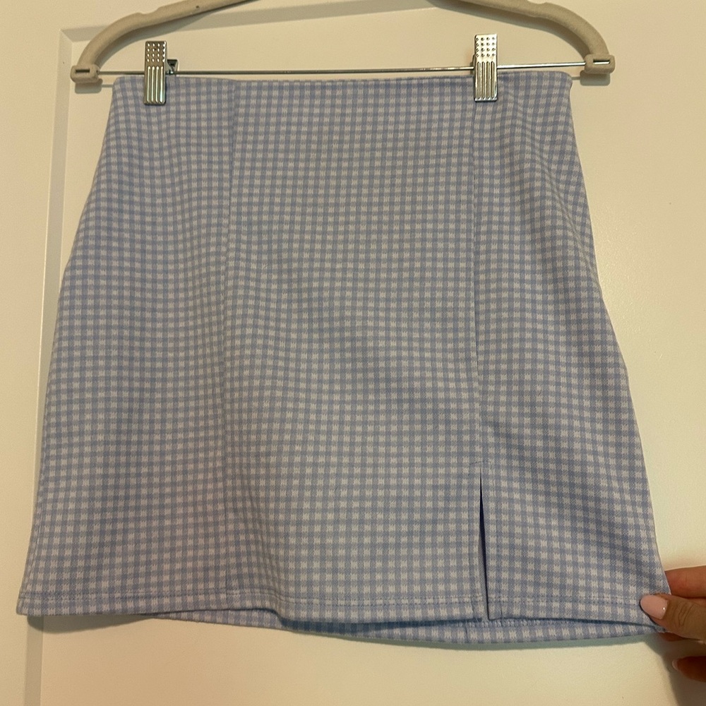 Checkered Forever21 skirt